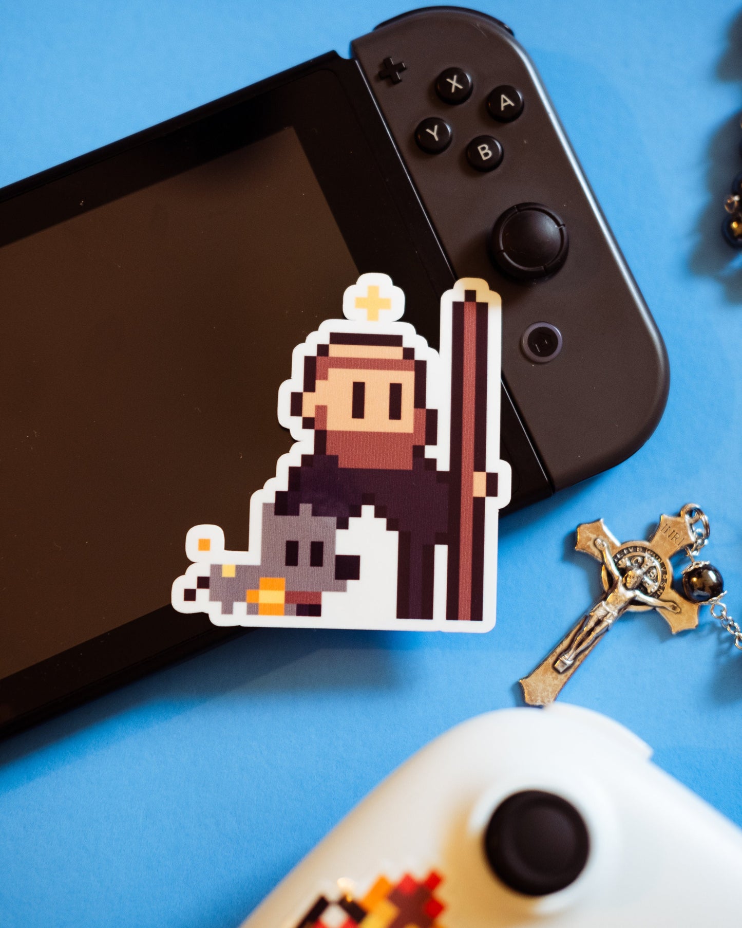 St. Dominic O.P. Video Game Sticker