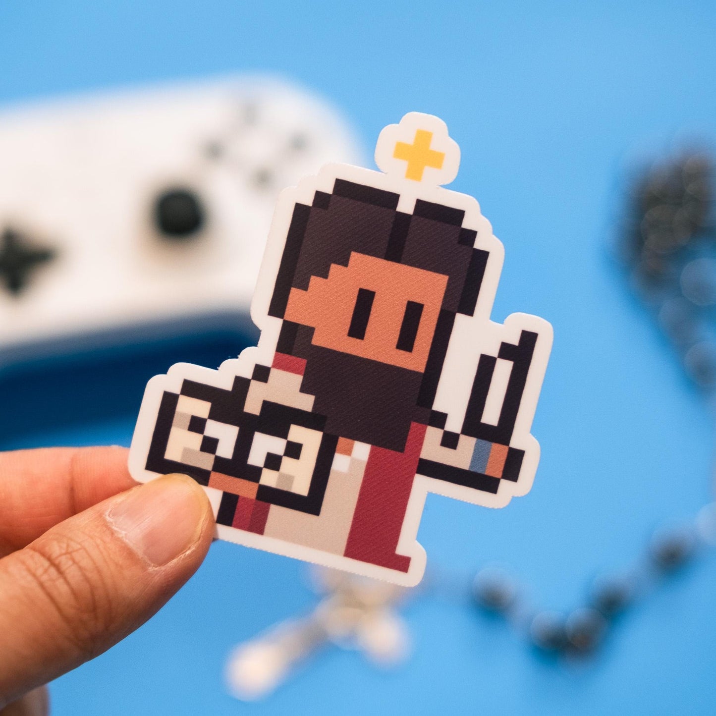 St. Matthew Video Game Sticker