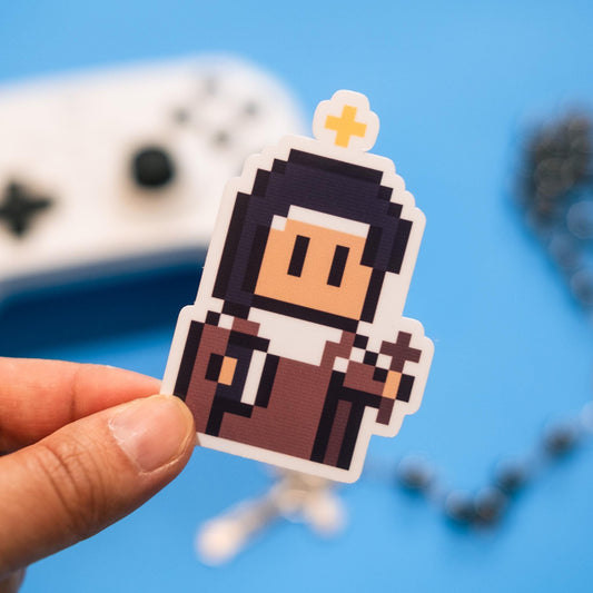 St. Elizabeth of the Trinity Video Game Sticker