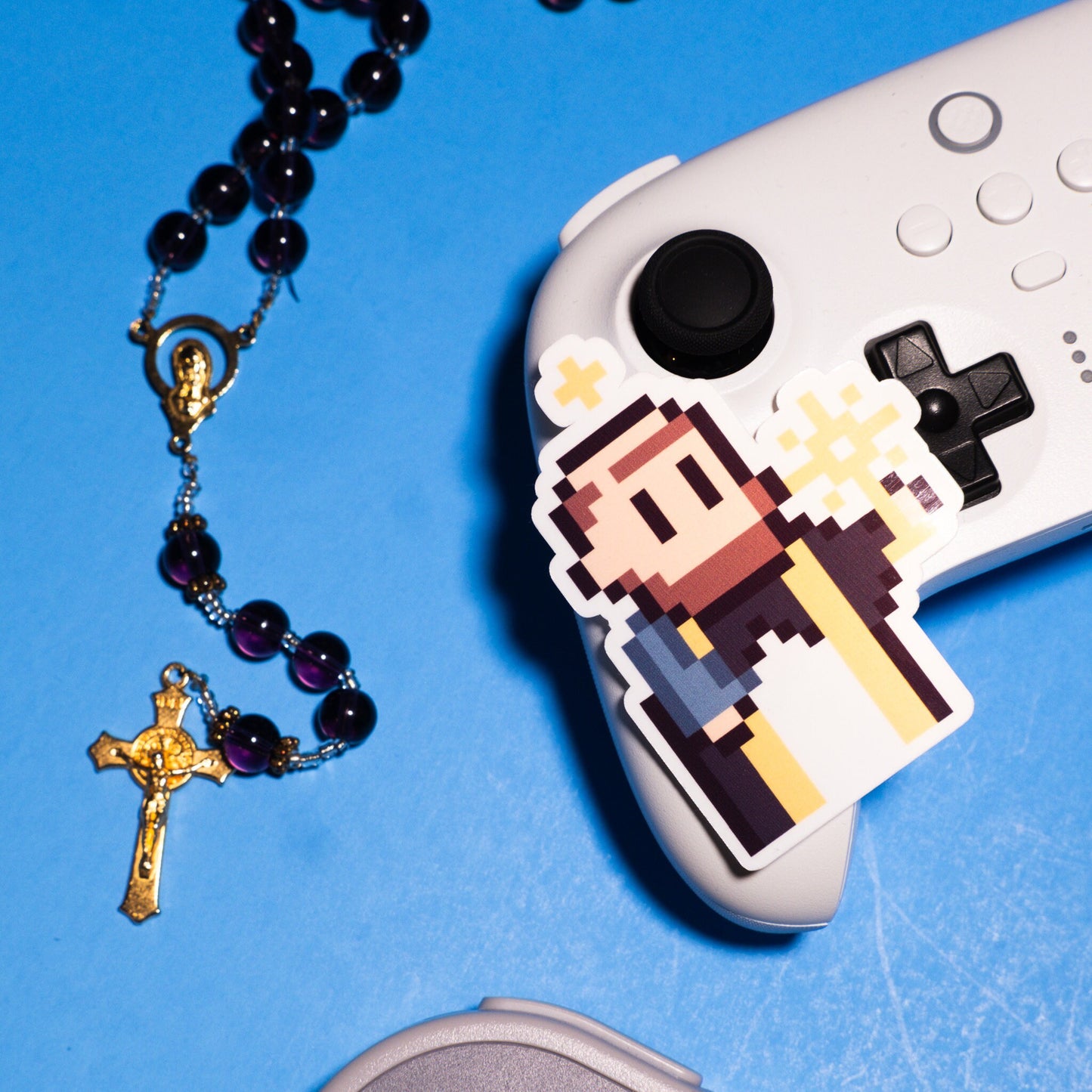 St. Hyacinth Retro Video Game Sticker
