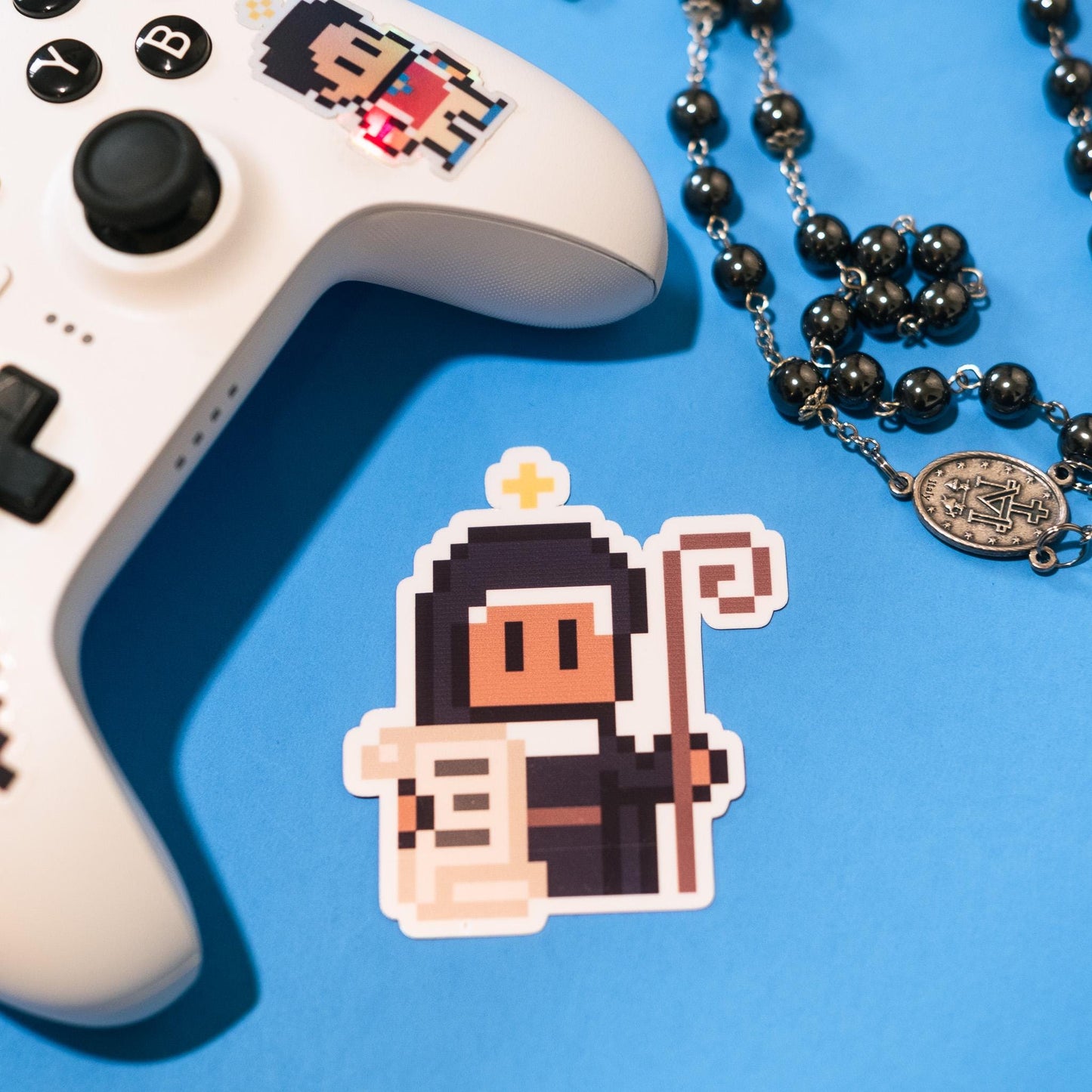 St. Monica Video Game Sticker