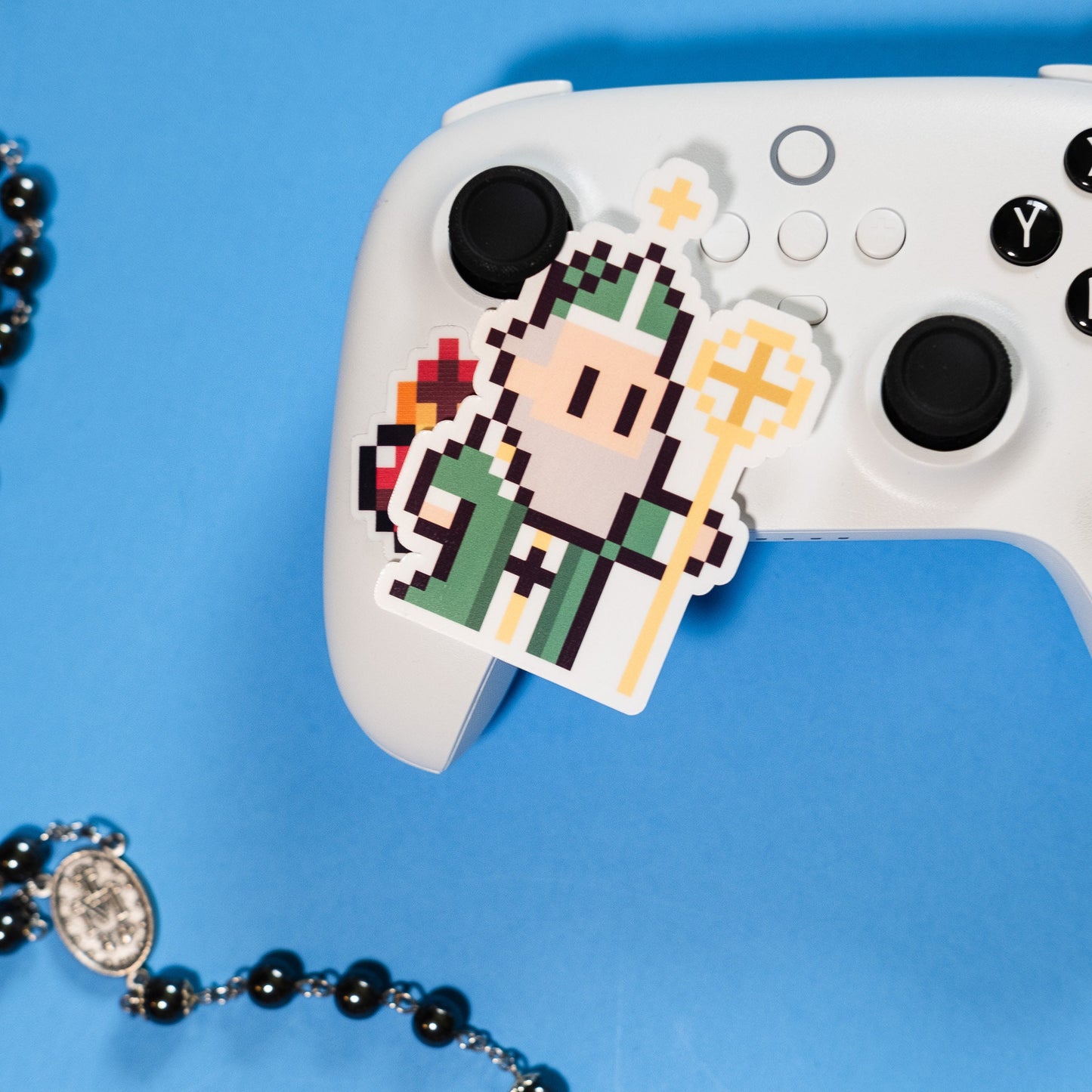 St. Patrick Video Game Sticker