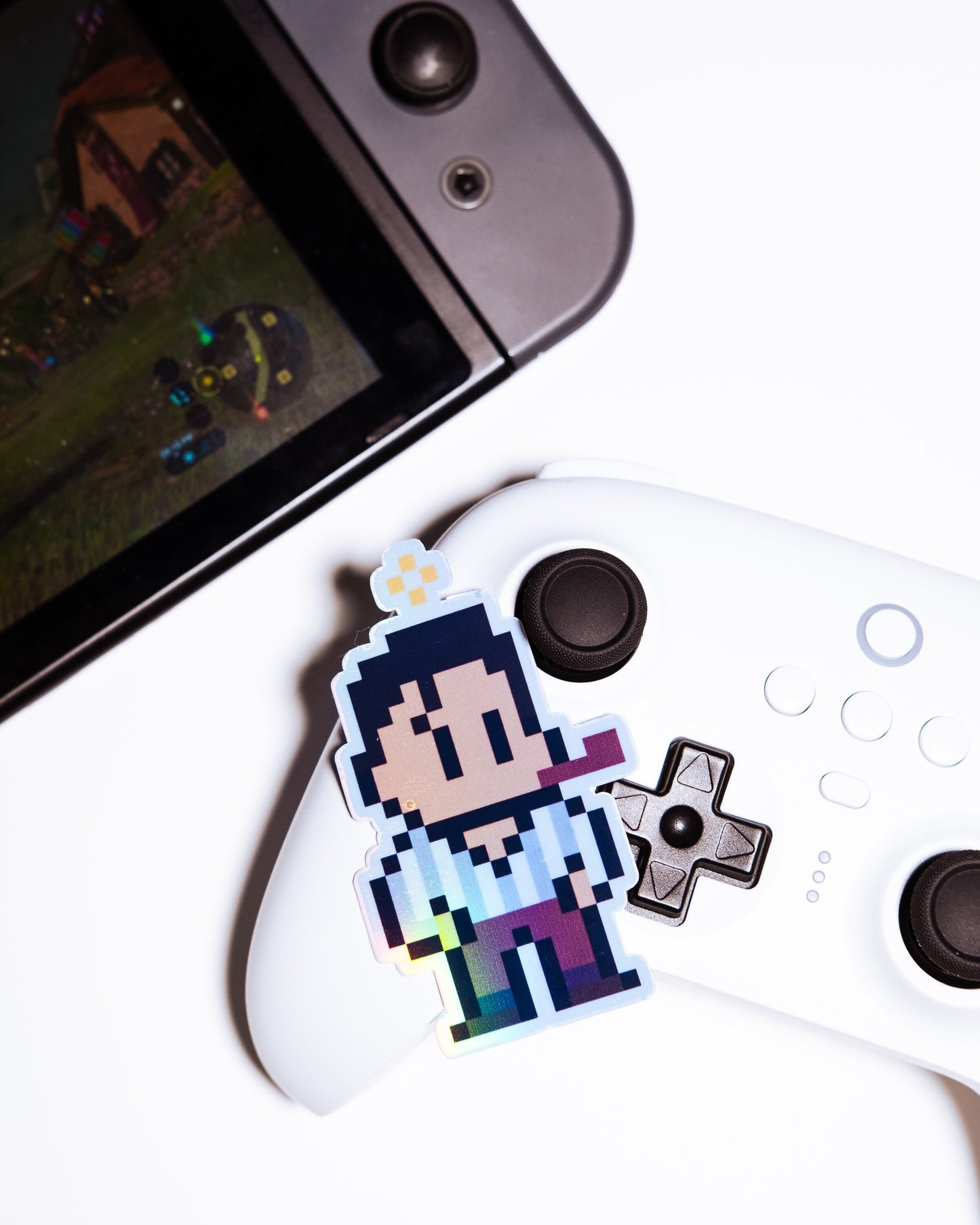 Holographic Saint Pier Giorgio Frassati Video Game Sticker