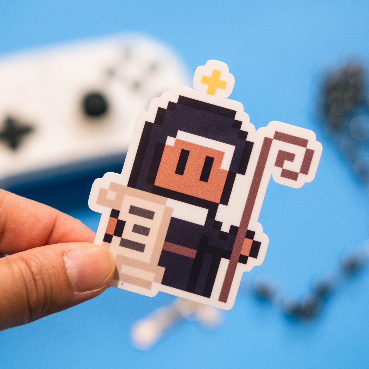 St. Monica Video Game Sticker