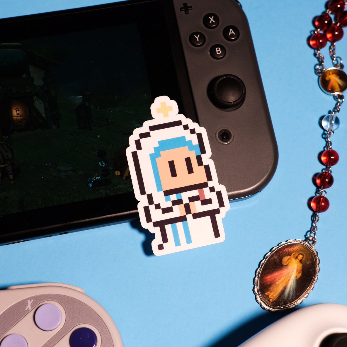 St. Teresa of Calcutta Video Game Sticker