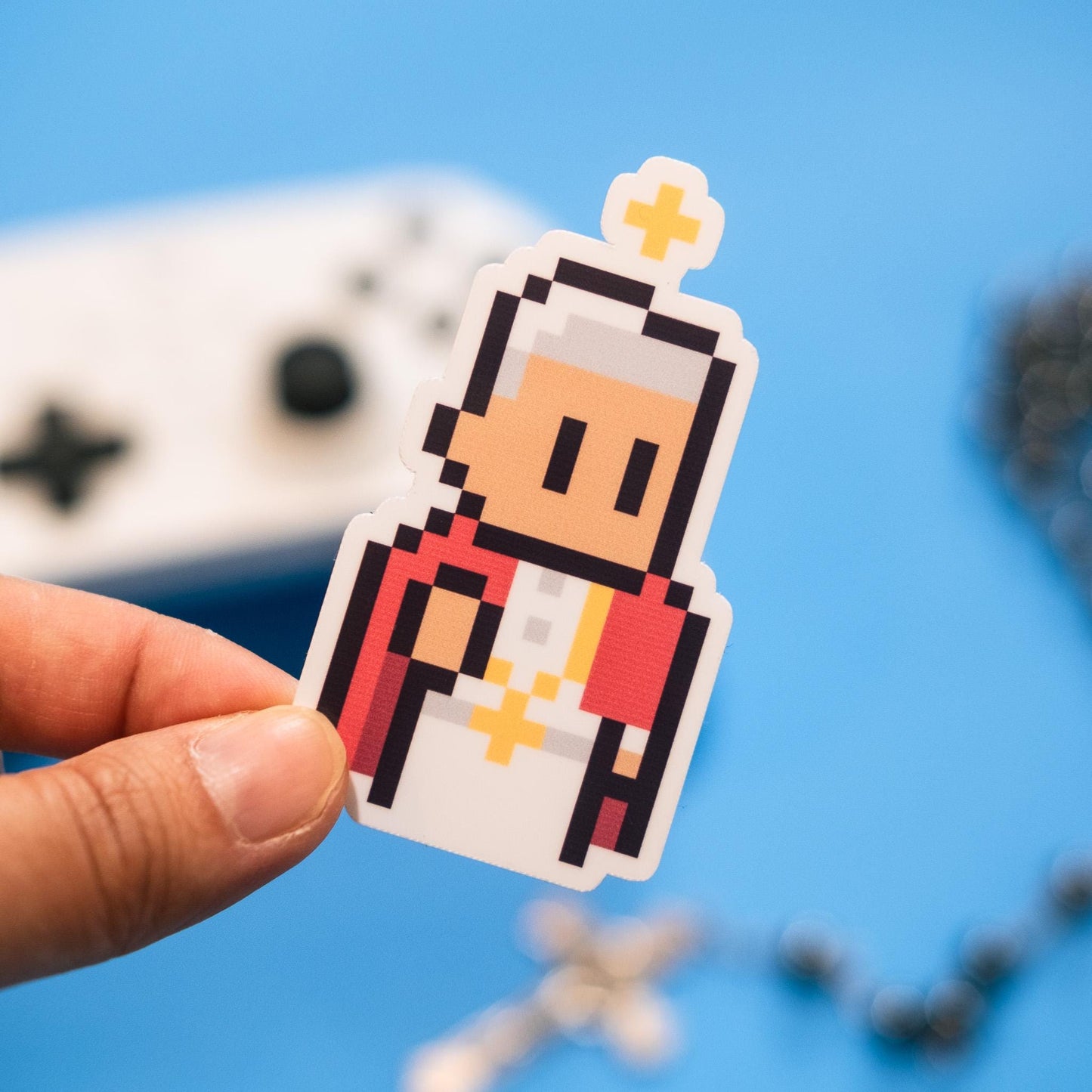 St. Pius X Video Game Sticker