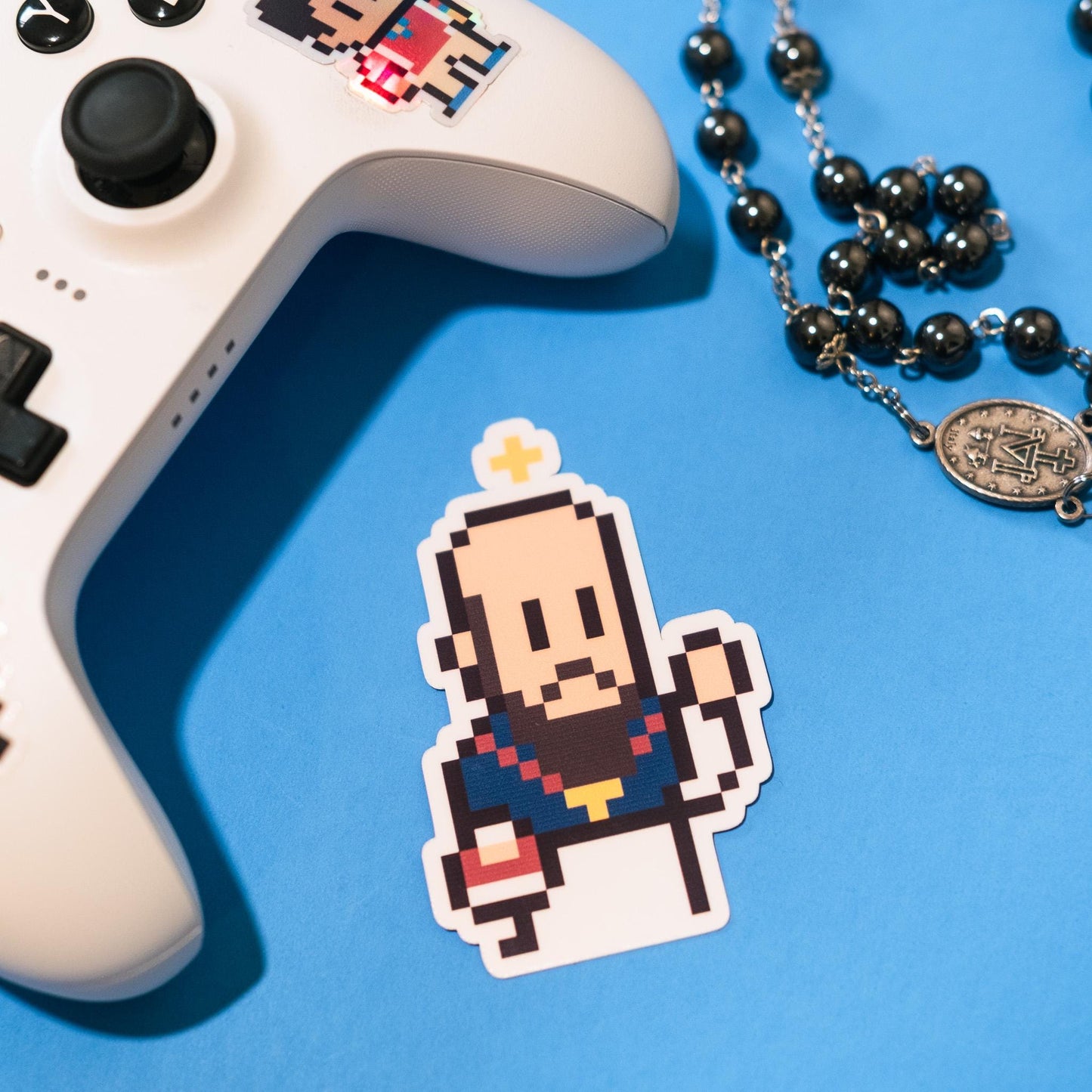 St. Francis de Sales Video Game Sticker