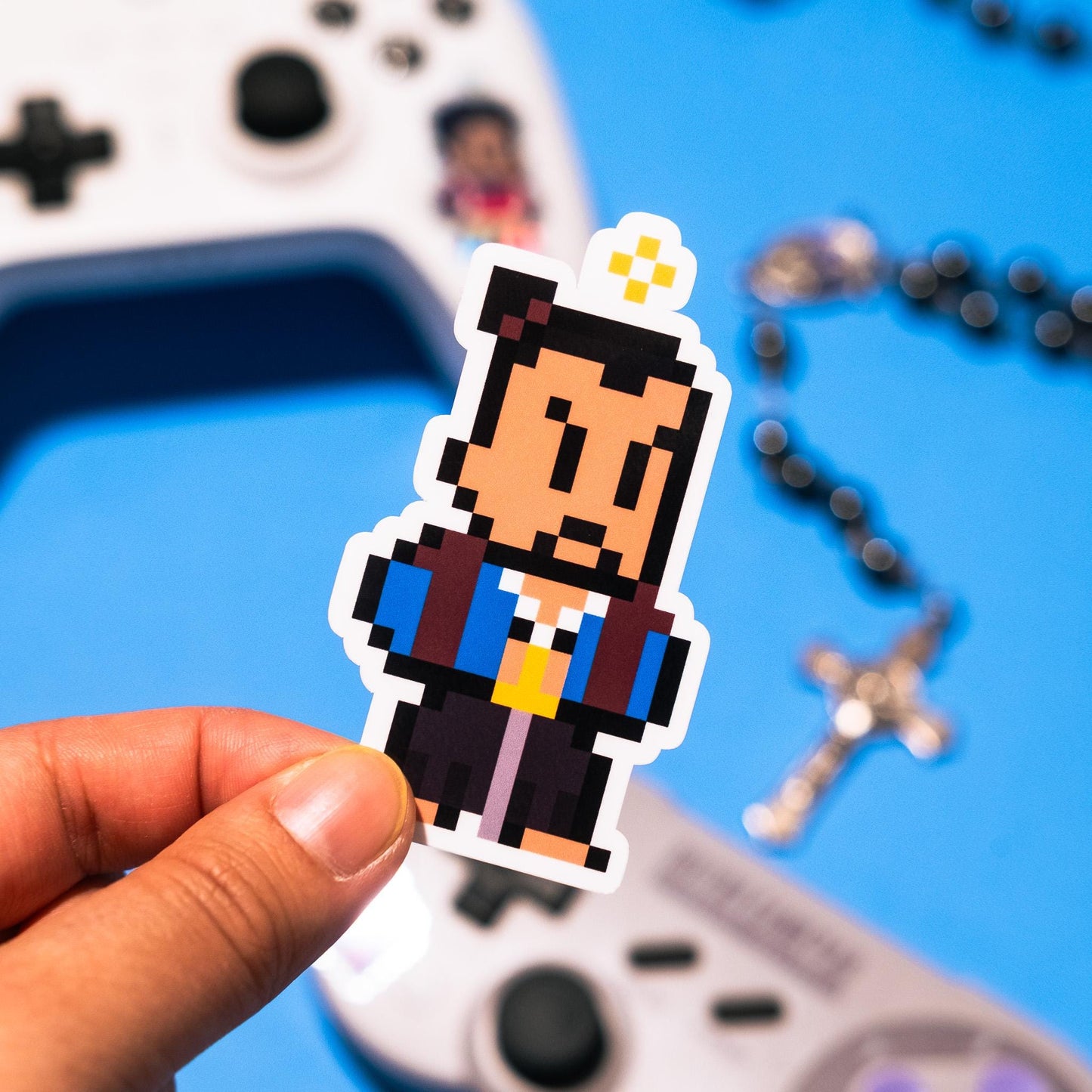 Blessed Justus Takayama Ukon Video Game Sticker