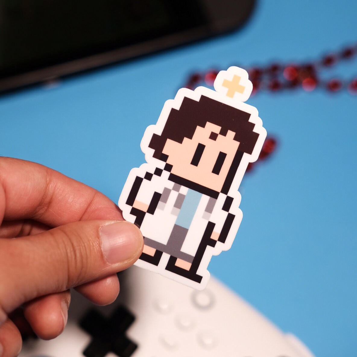 St. Gianna Molla Video Game Sticker