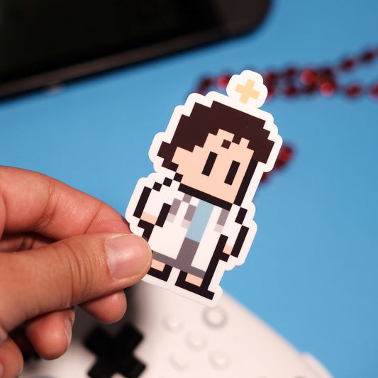 St. Gianna Molla Video Game Sticker