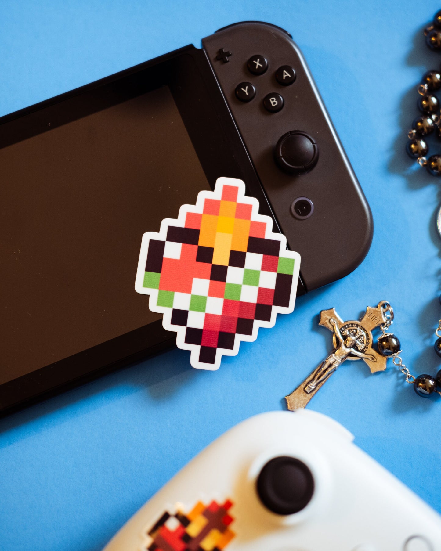 Most Chaste Heart of Joseph Video Game Sticker