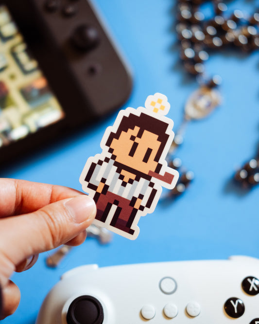 Saint Pier Giorgio Frassati Video Game Sticker