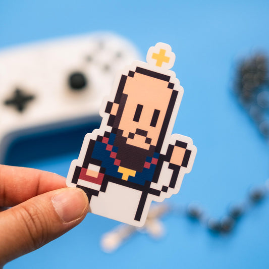 St. Francis de Sales Video Game Sticker