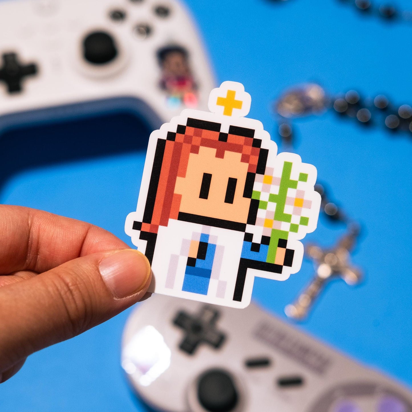 St. Maria Goretti Video Game Sticker