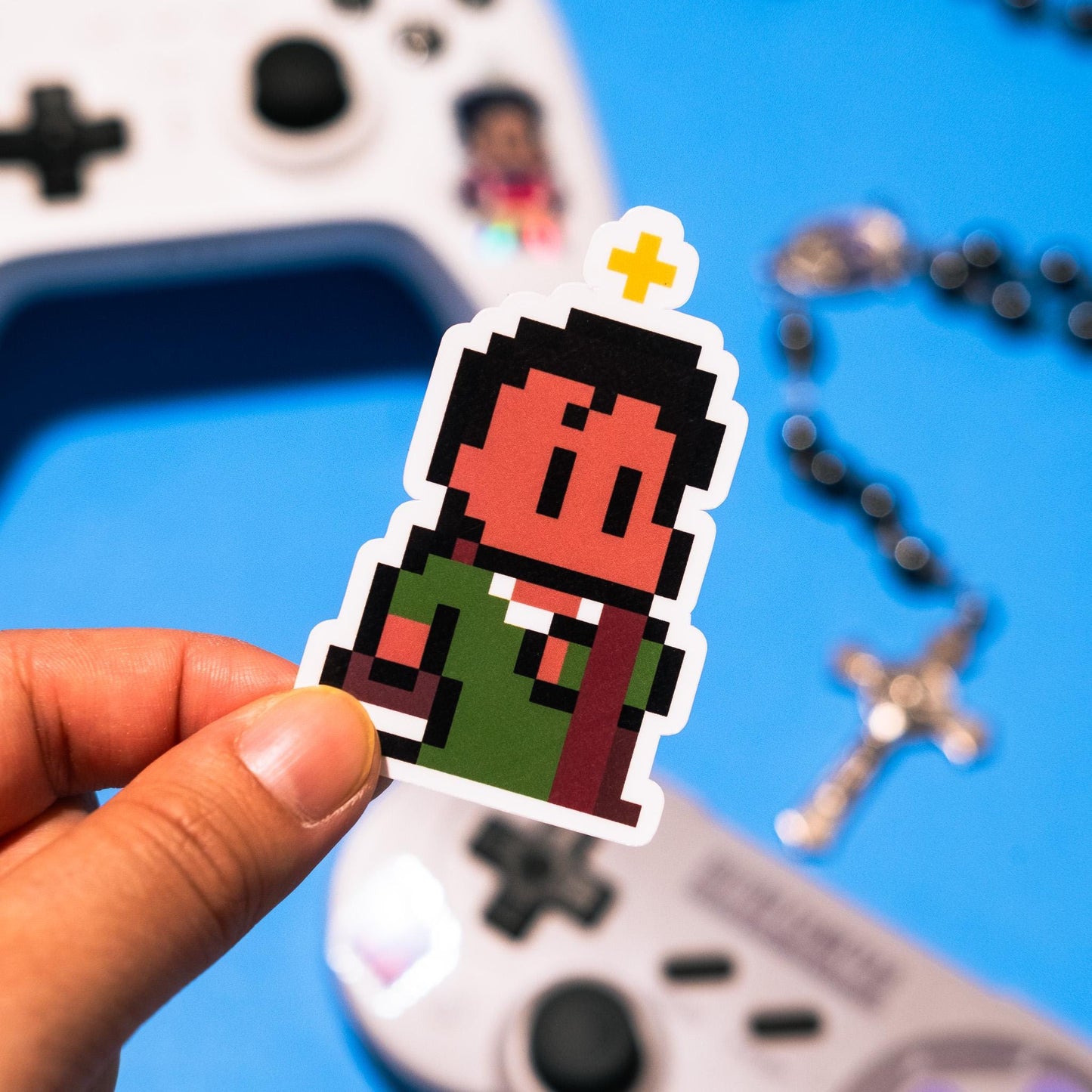 St. John the Beloved Disciple Video Game Sticker