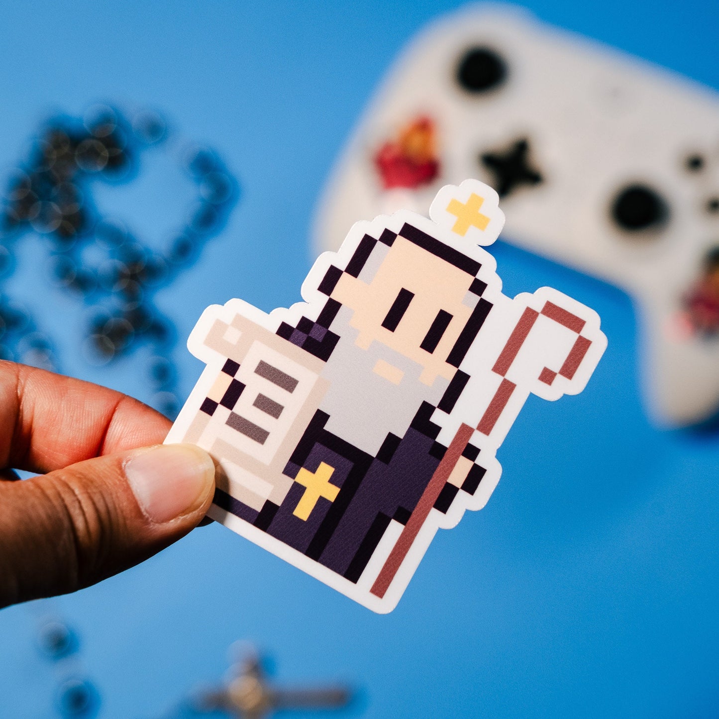 St. Benedict Video Game Sticker