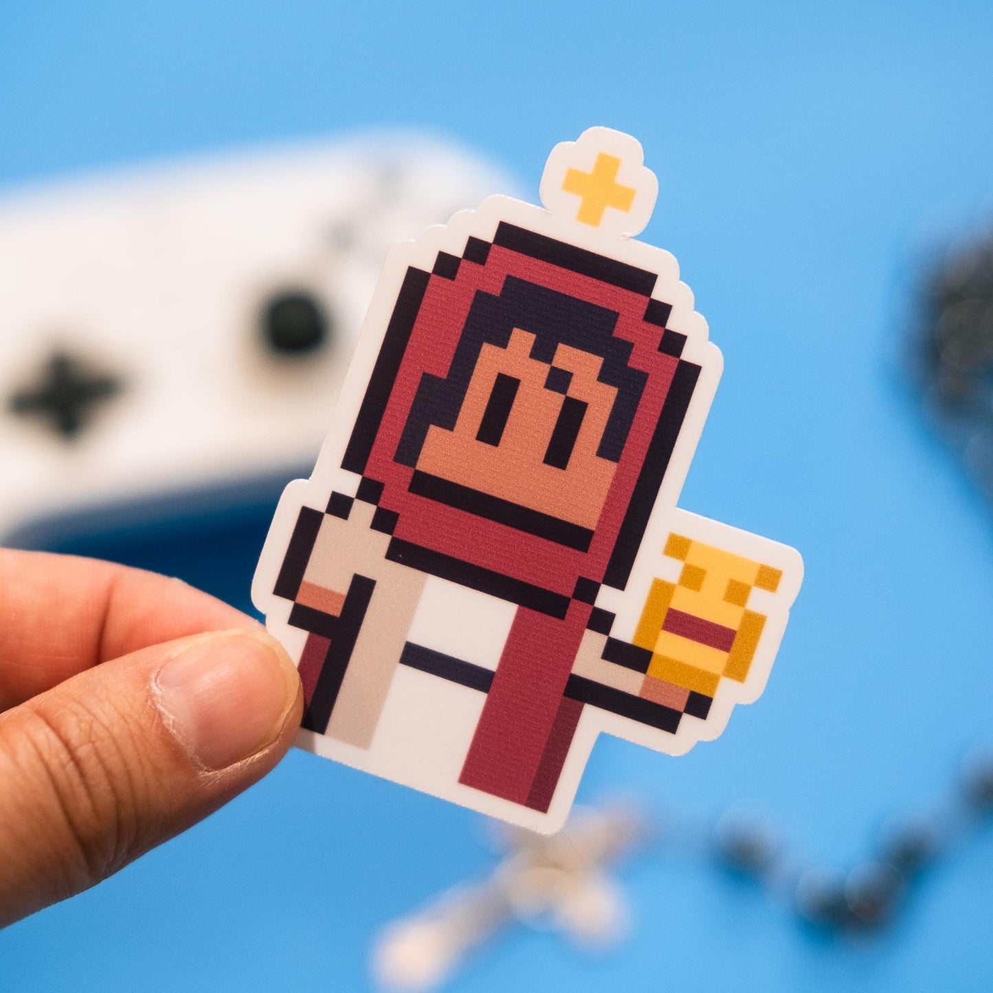 St. Mary Magdalene Video Game Sticker