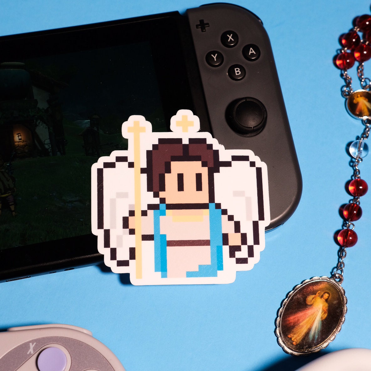 St. Raphael the Archangel Video Game Sticker