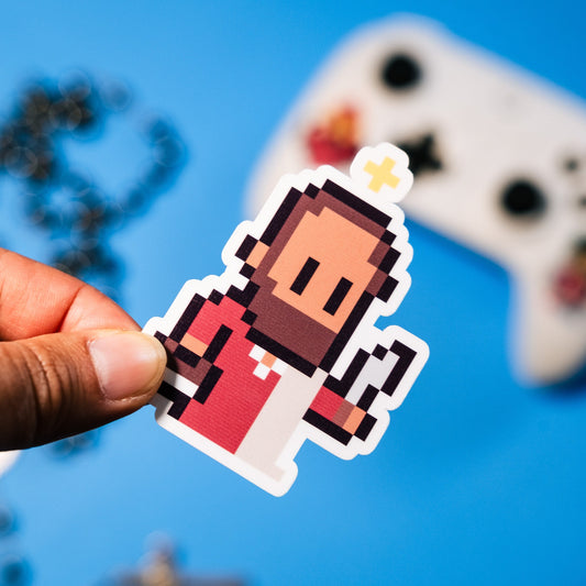 St. Bartholomew Video Game Sticker