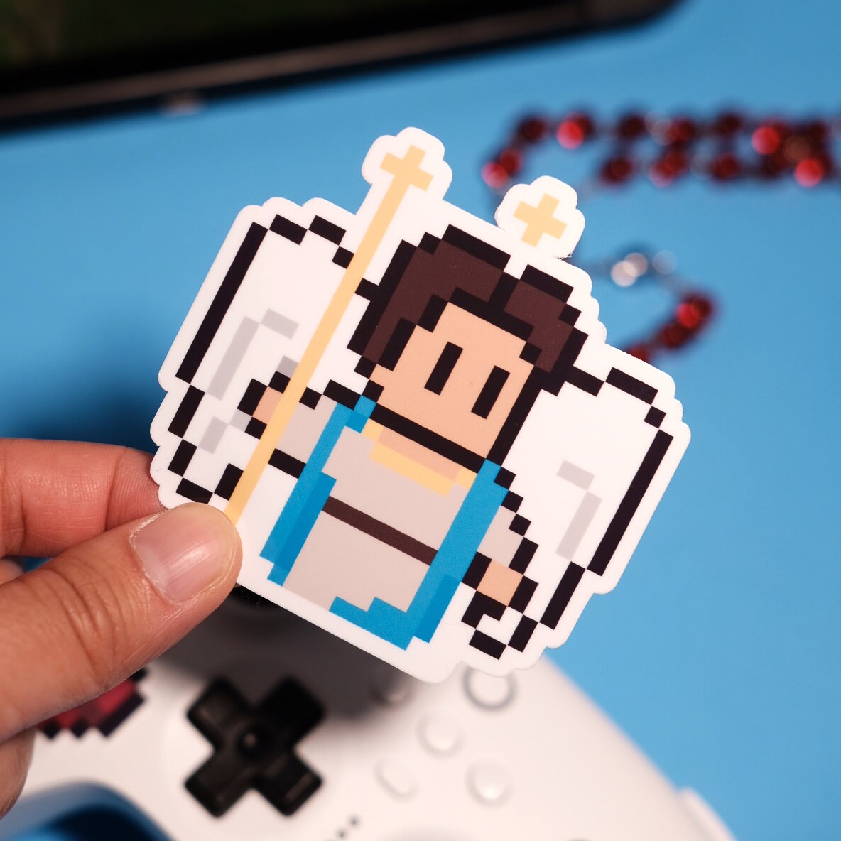 St. Raphael the Archangel Video Game Sticker