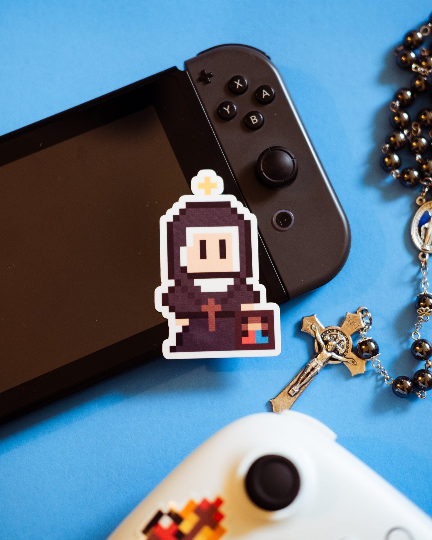 St. Faustina Kowalska Video Game Sticker