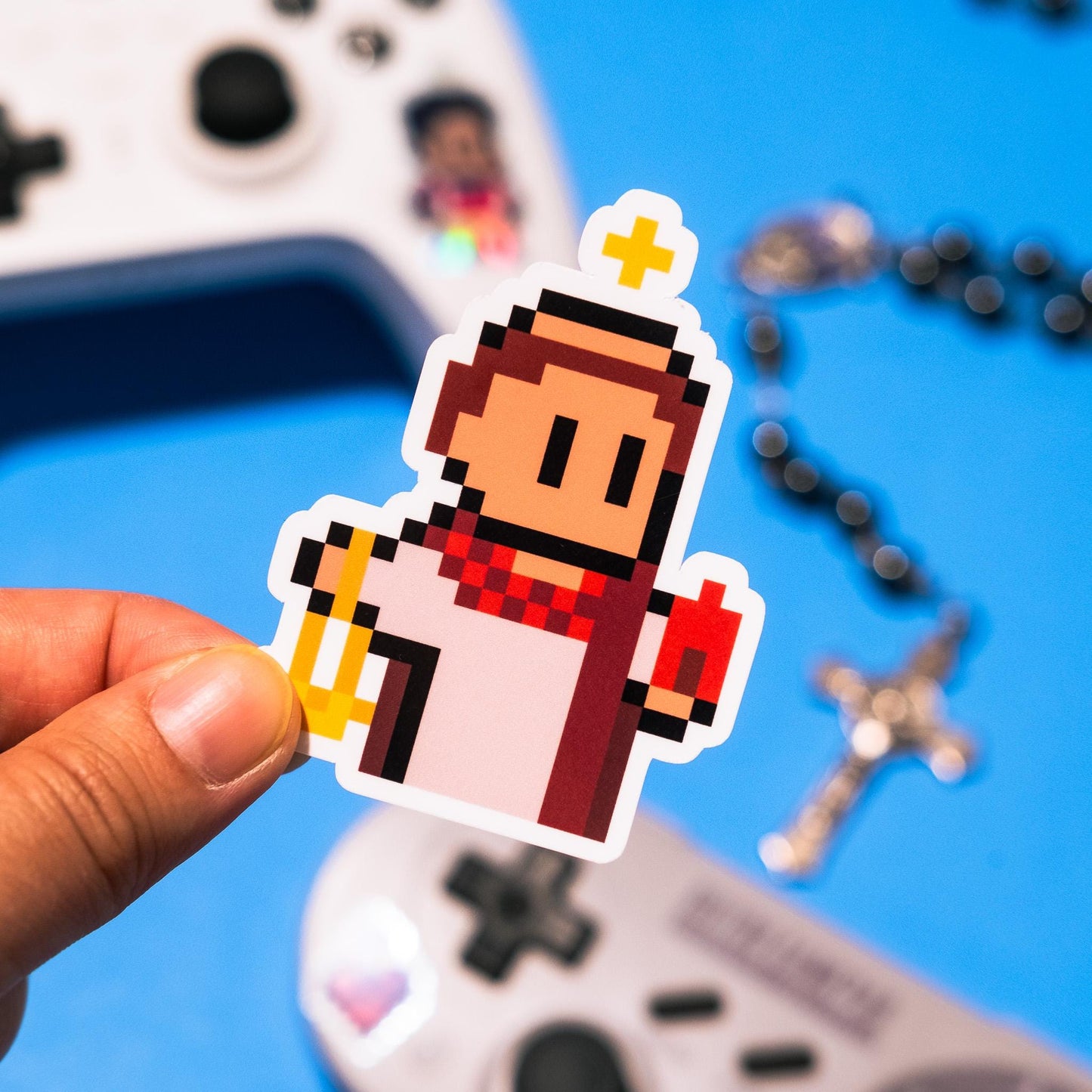 St. Stephen the Martyr Video Game Sticker