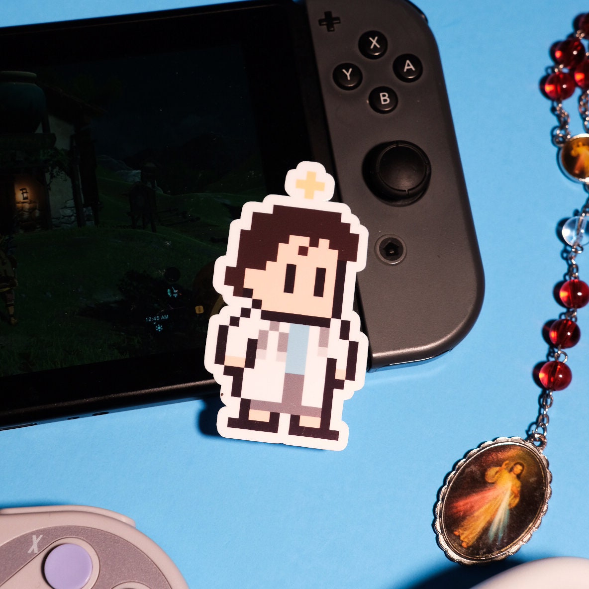 St. Gianna Molla Video Game Sticker