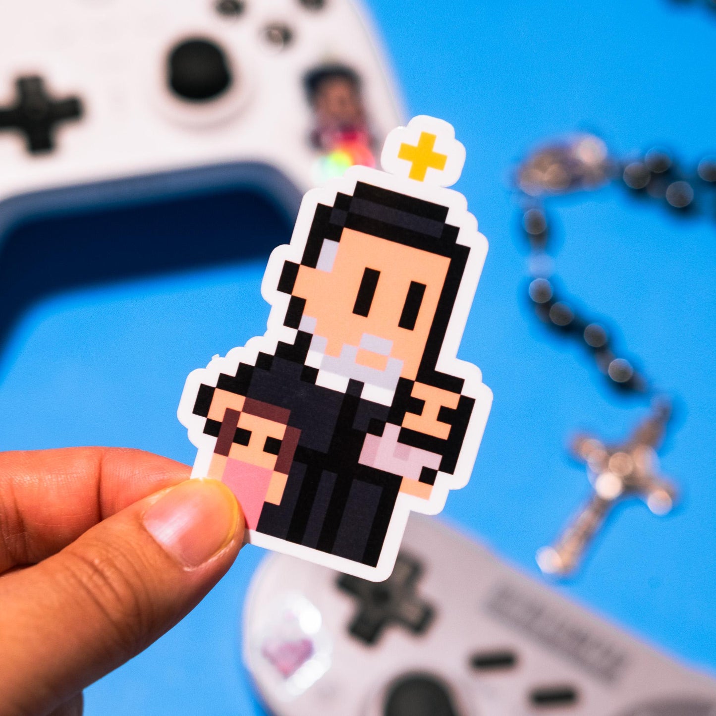 Saint Vincent de Paul Video Game Sticker