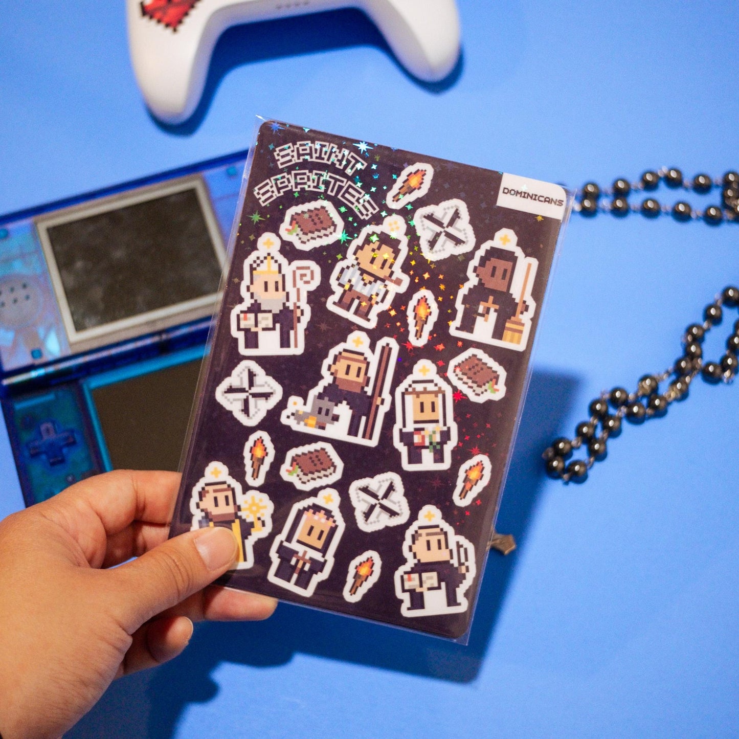 Dominicans Video Game Sprite Sticker Sheets