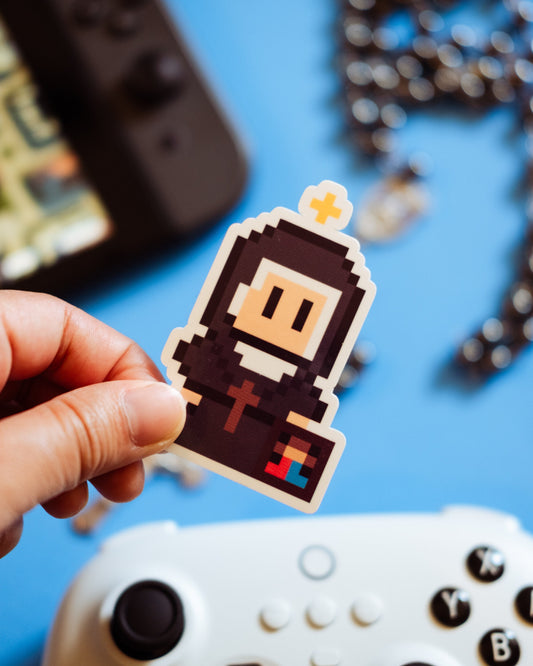 St. Faustina Kowalska Video Game Sticker