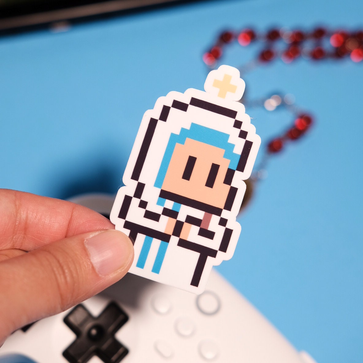 St. Teresa of Calcutta Video Game Sticker