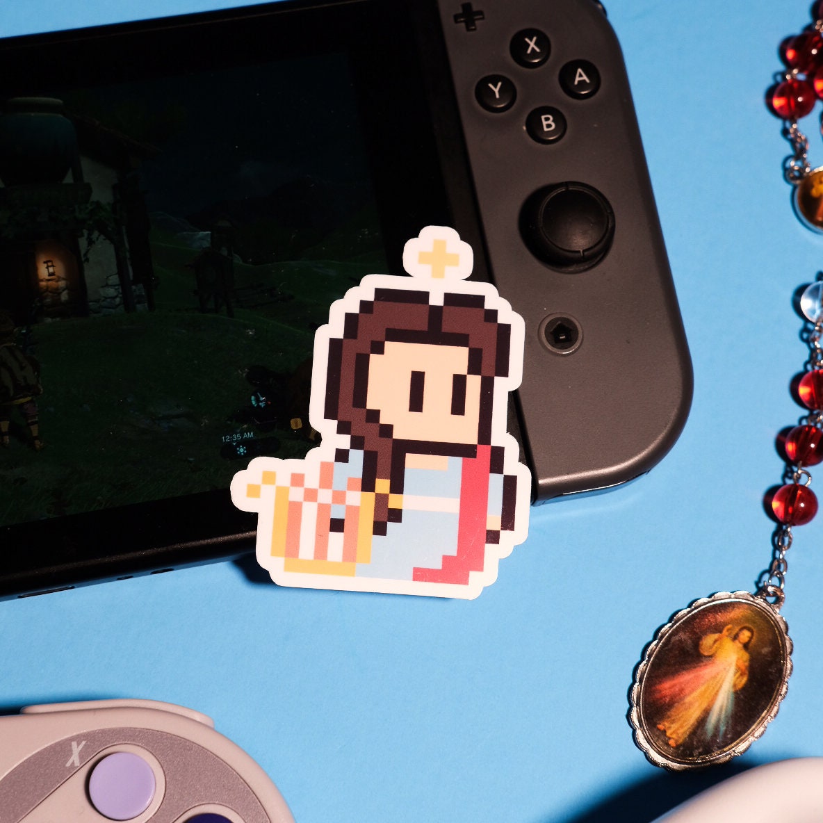 St. Cecilia Video Game Sticker