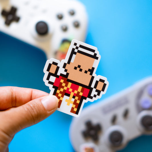 Pope Leo XIV Video Game Sticker