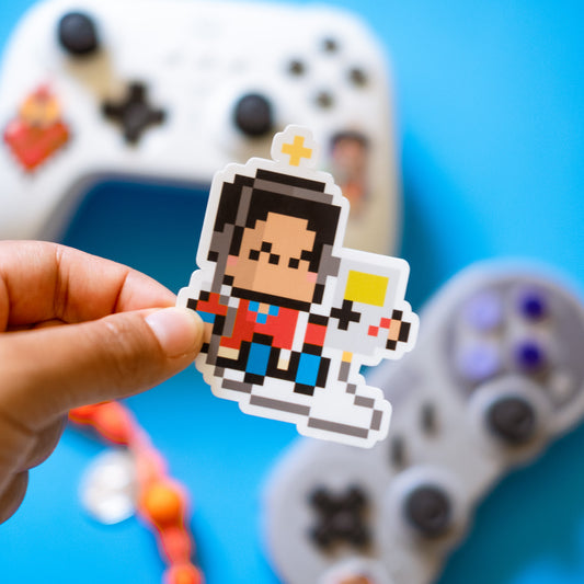 St. Carlo Acutis Gameboy Video Game Sticker