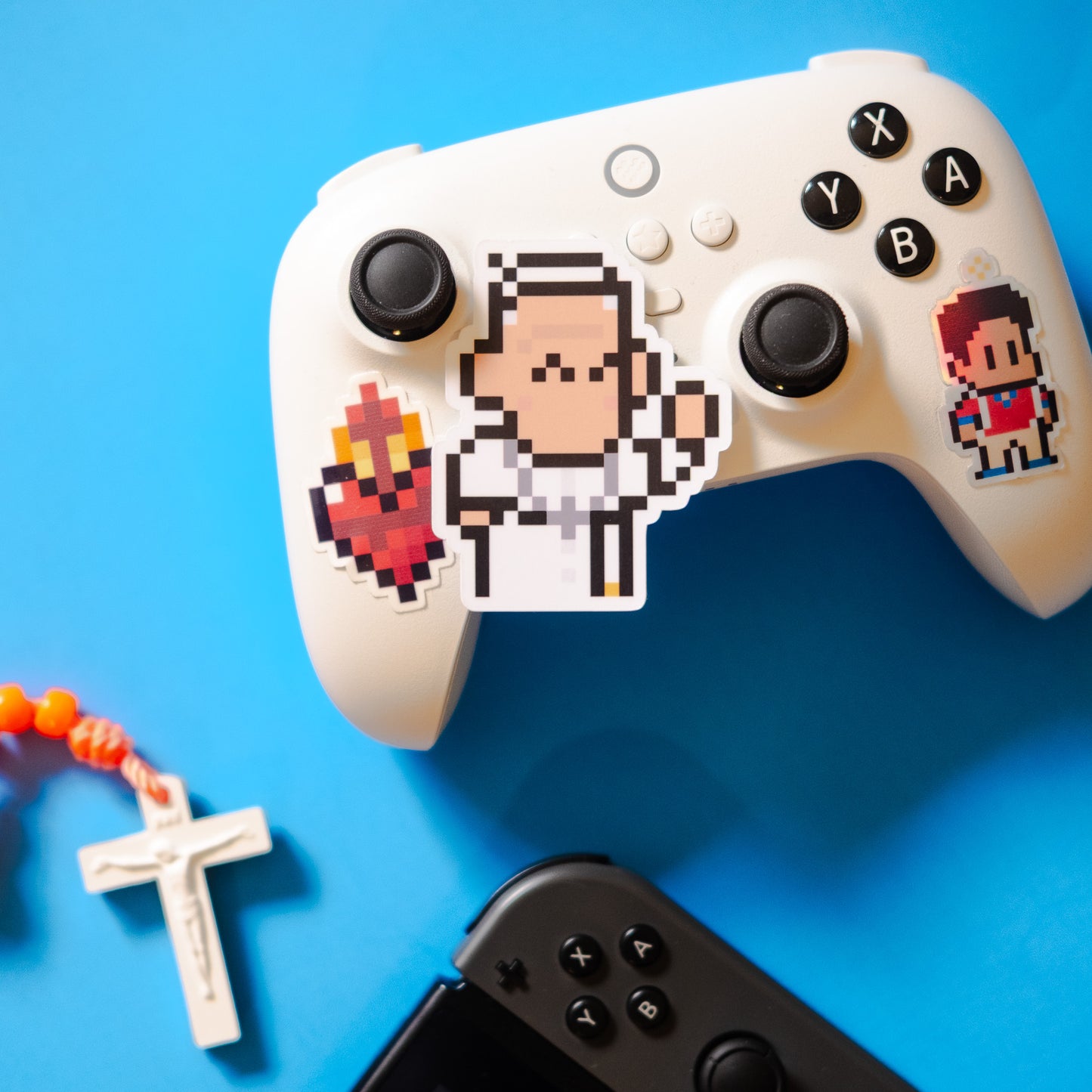 Pope Francis Video Game Sticker