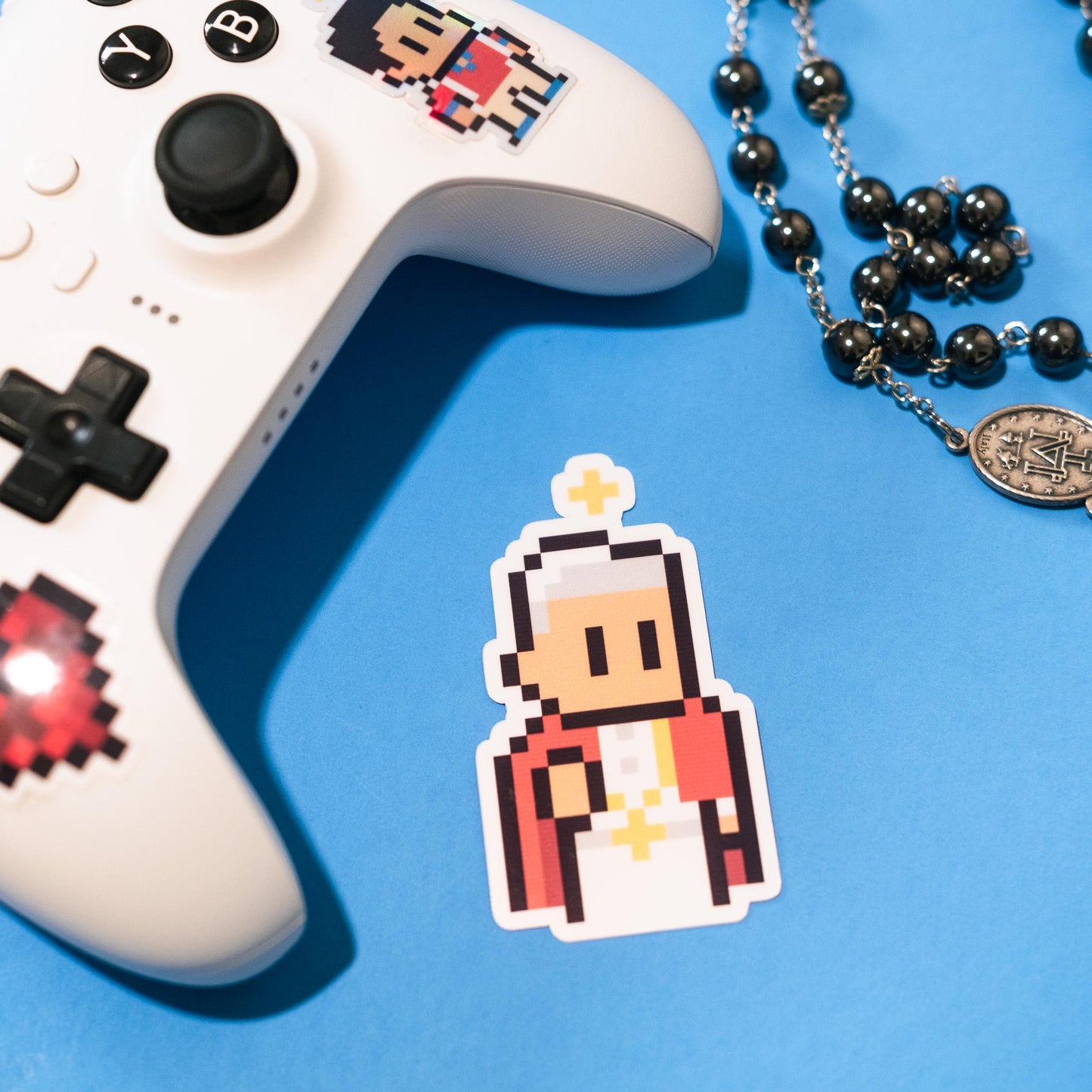 St. Pius X Video Game Sticker