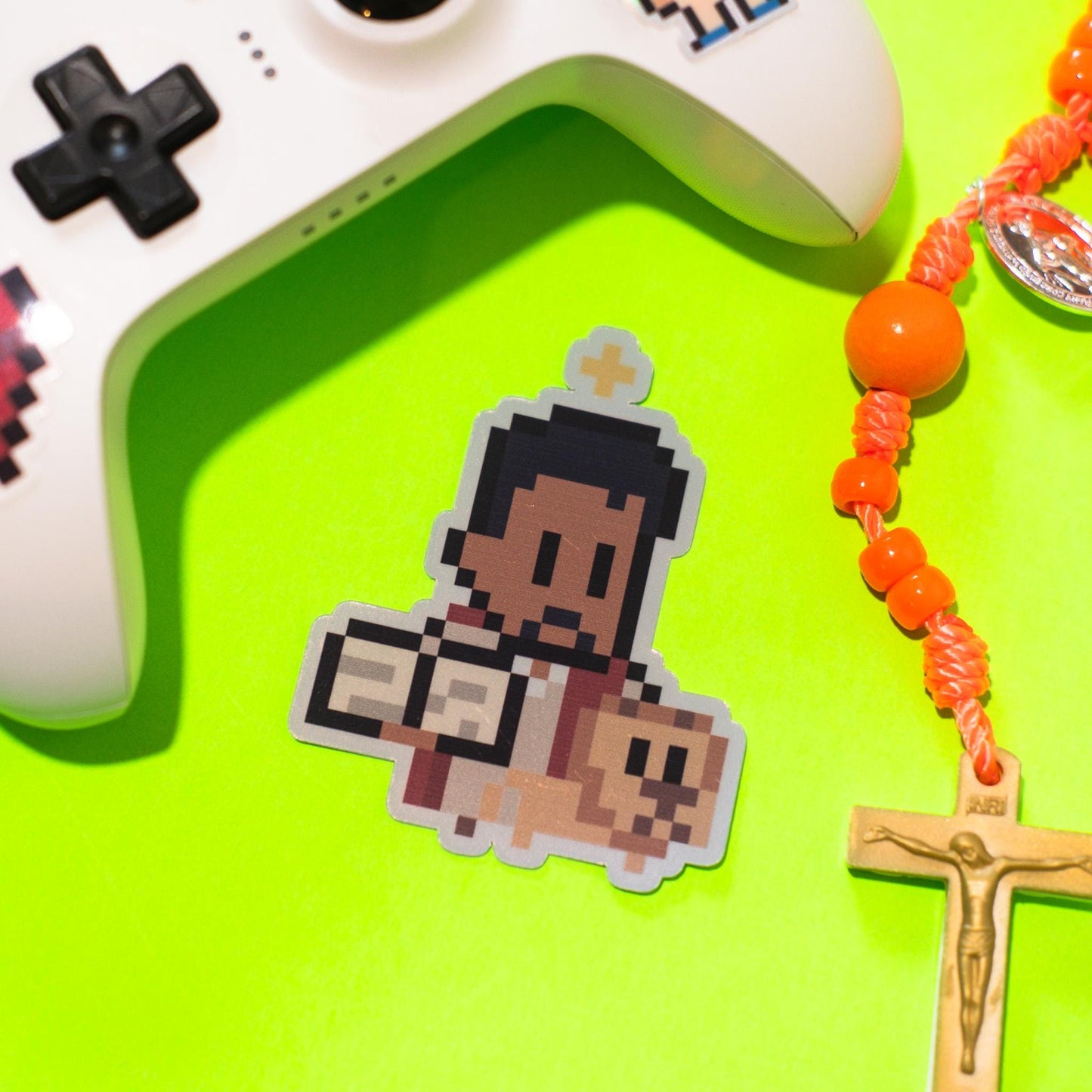 St. Mark Holographic Video Game Sticker