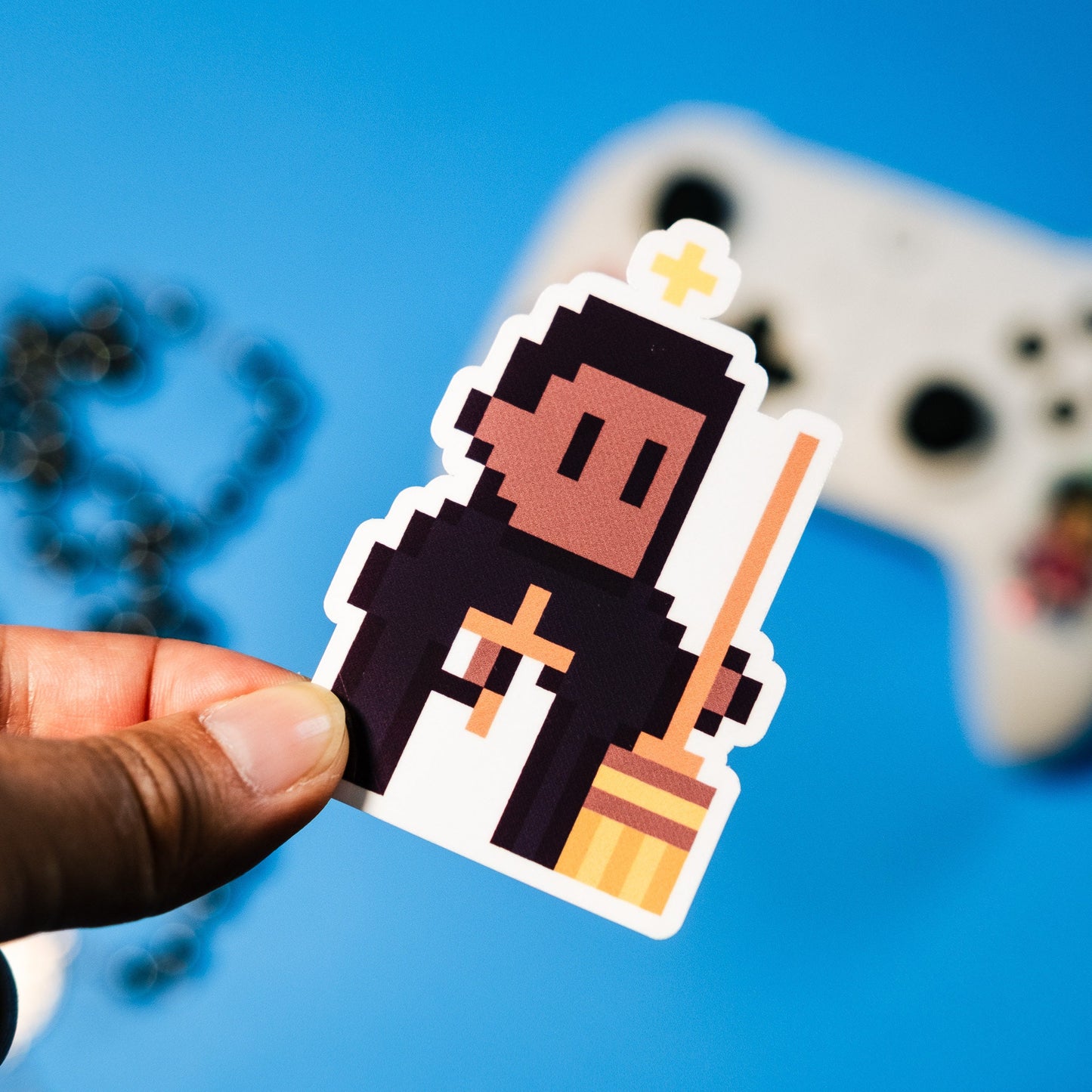 St. Martin de Porres Video Game Sticker