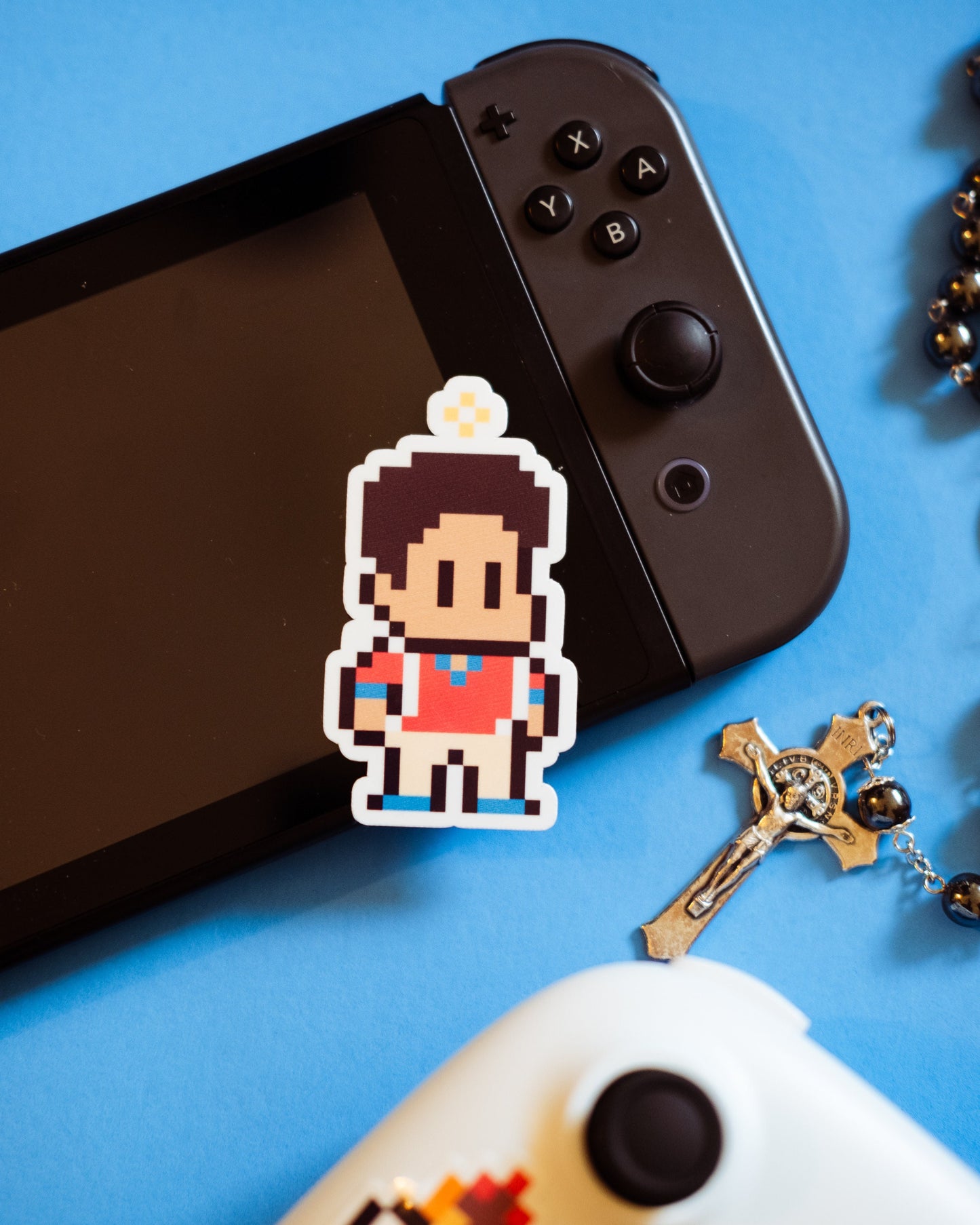 Saint Carlo Acutis Video Game Sticker