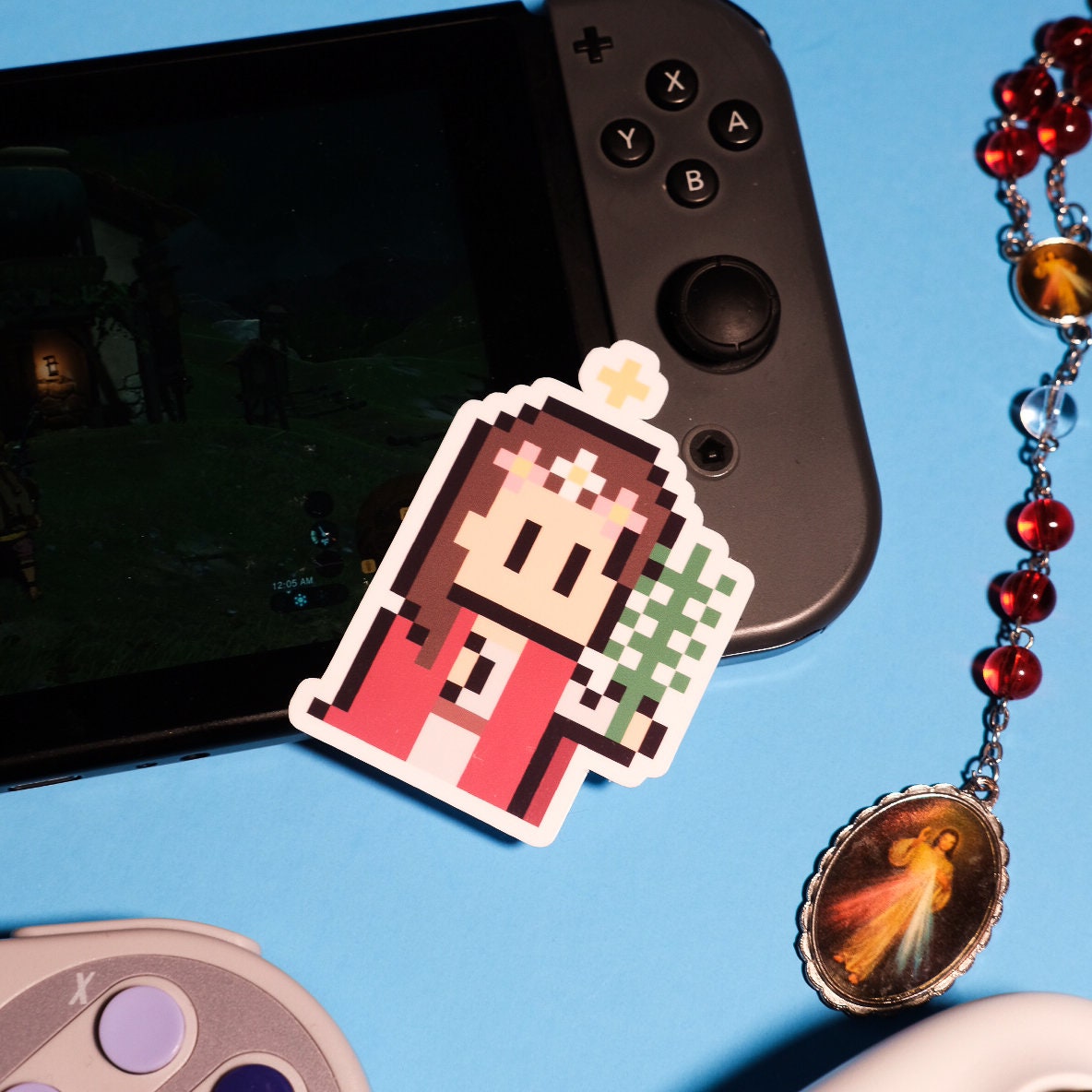 St. Philomena Video Game Sticker