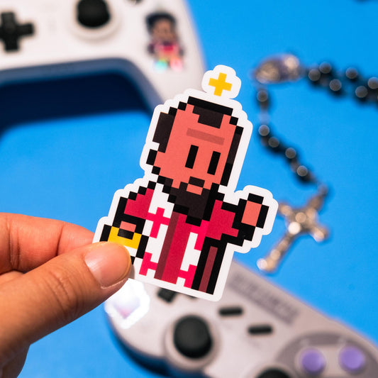 St. John Chrysostom Video Game Sticker