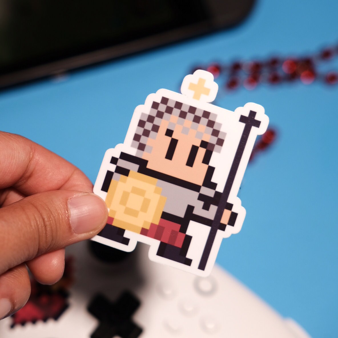 St. Joan of Arc Video Game Sticker
