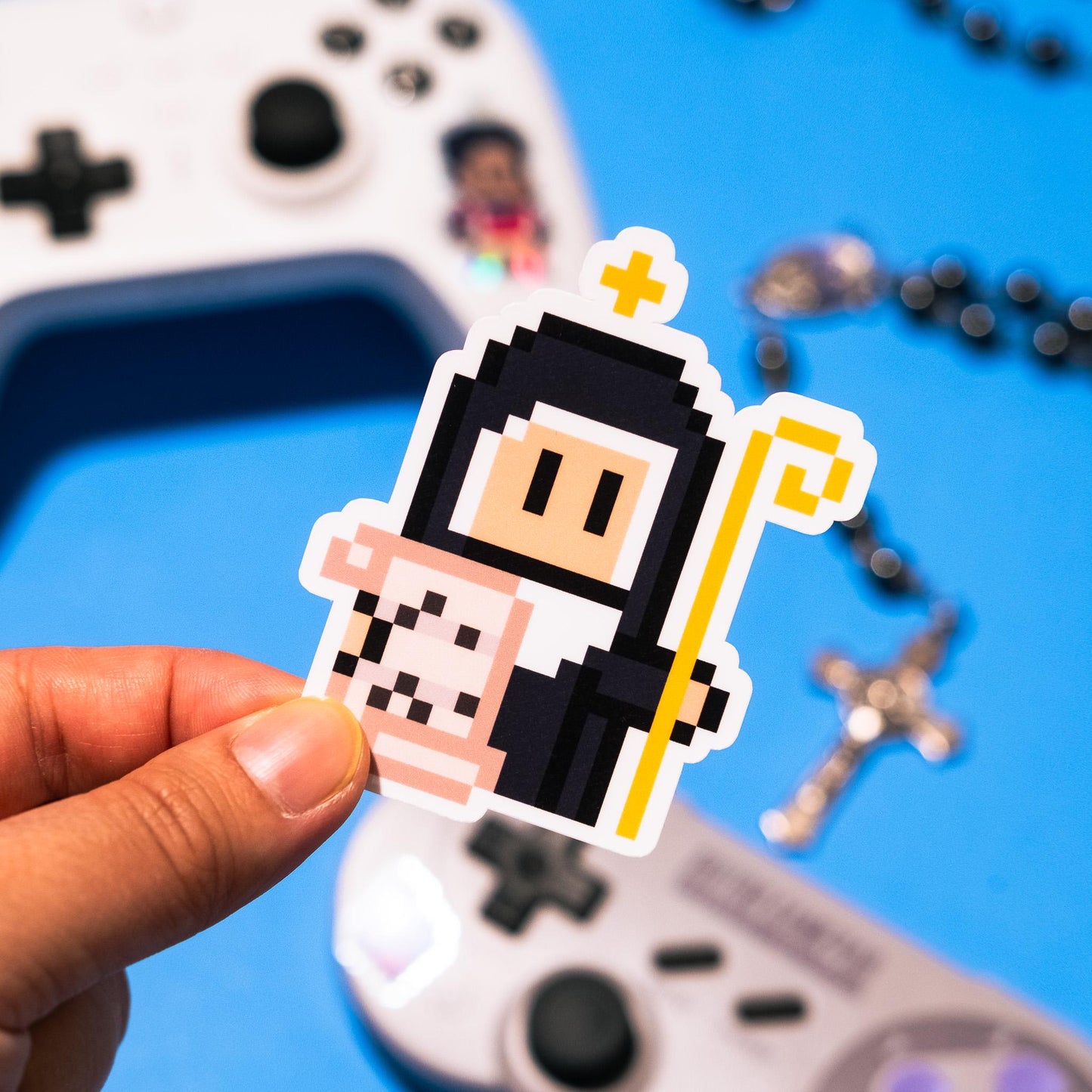 St. Hildegard Von Bingen Video Game Sticker