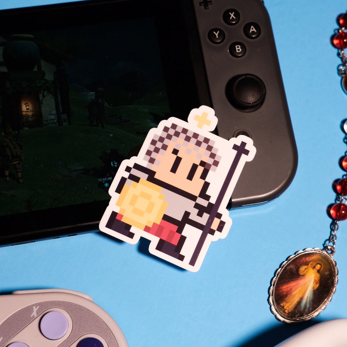 St. Joan of Arc Video Game Sticker