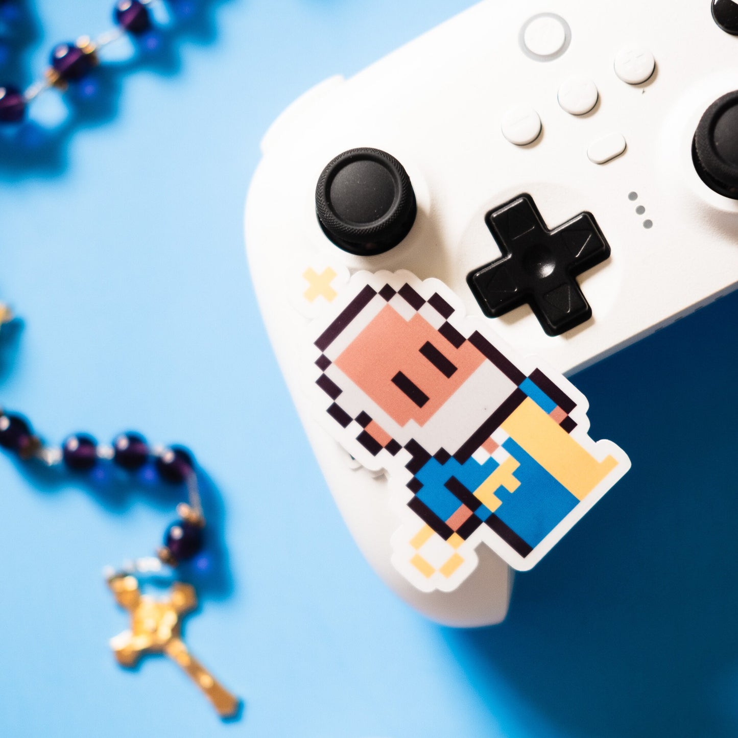 St. Peter Retro Video Game Sticker