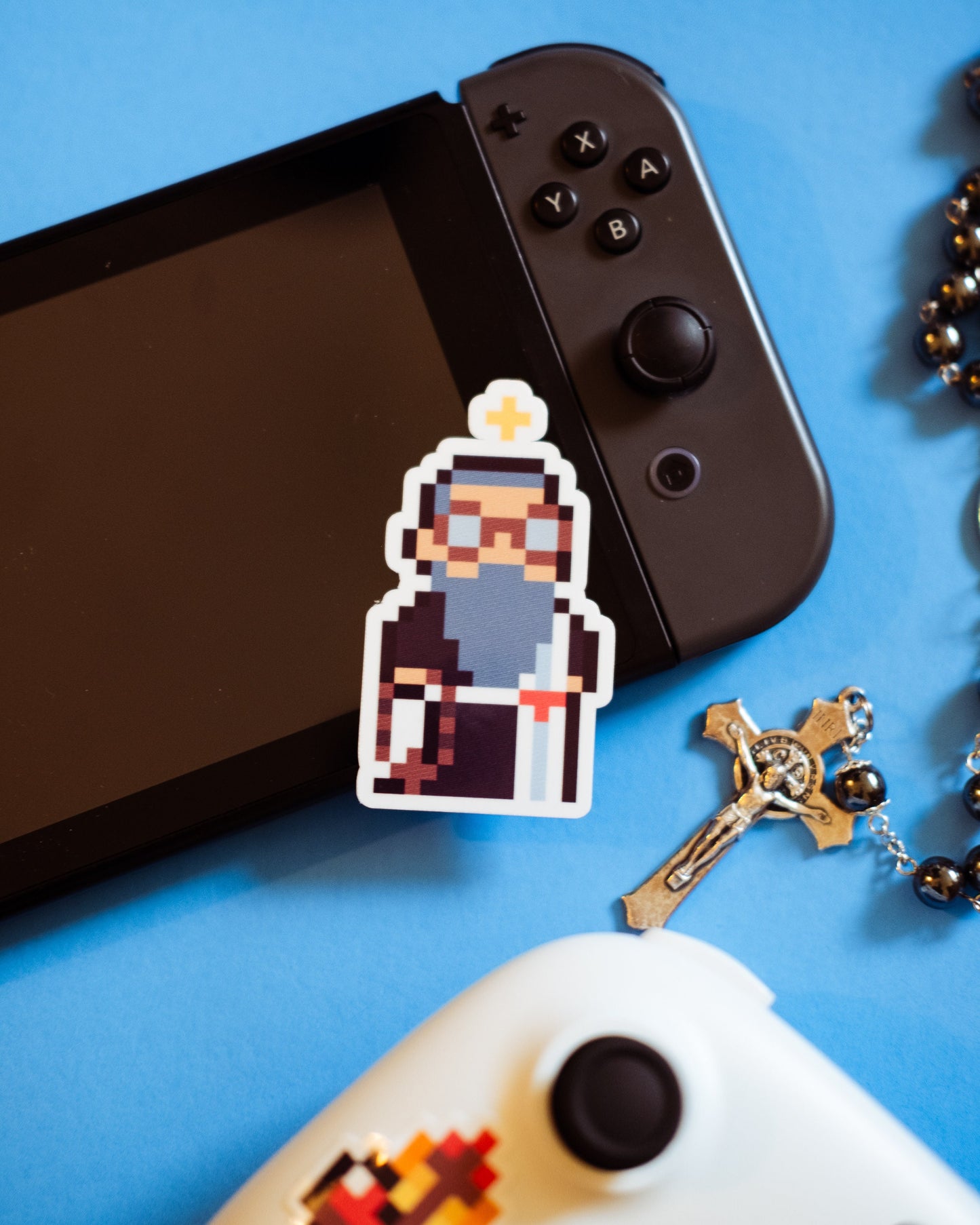 St. Maximilian Kolbe Video Game Sticker