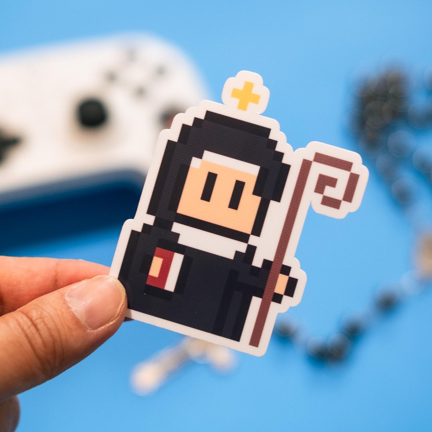 St. Scholastica Video Game Sticker