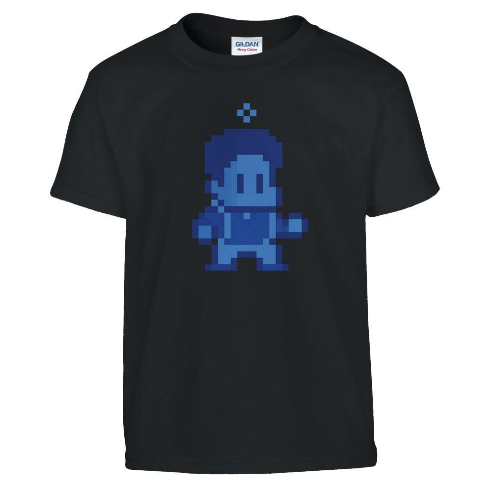 Kids Blessed Carlo Red/Blue Video-Game-Style T-Shirt
