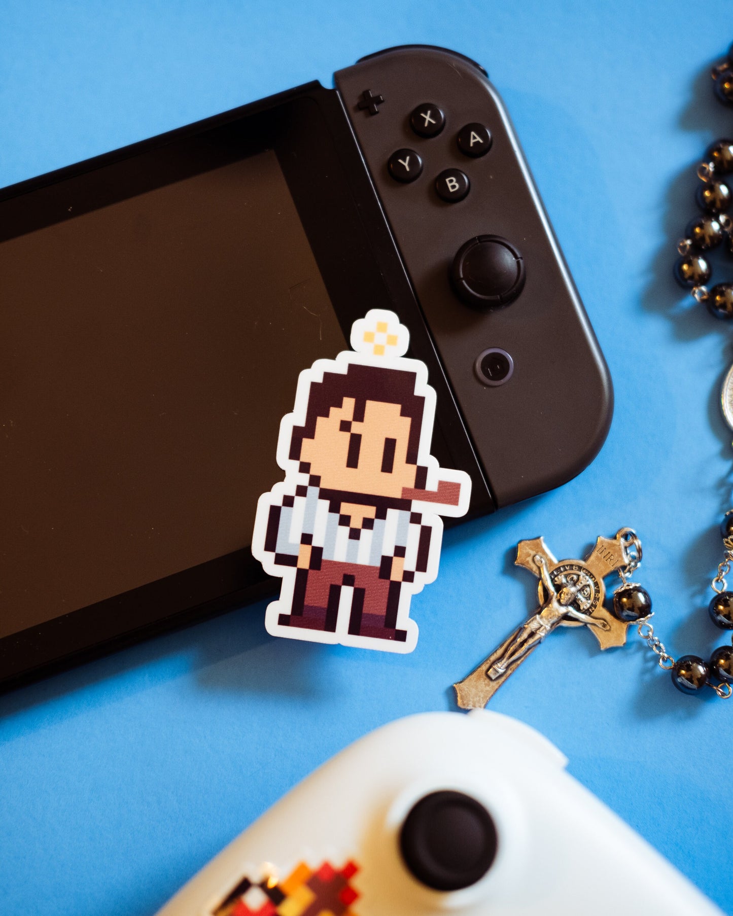 Saint Pier Giorgio Frassati Video Game Sticker