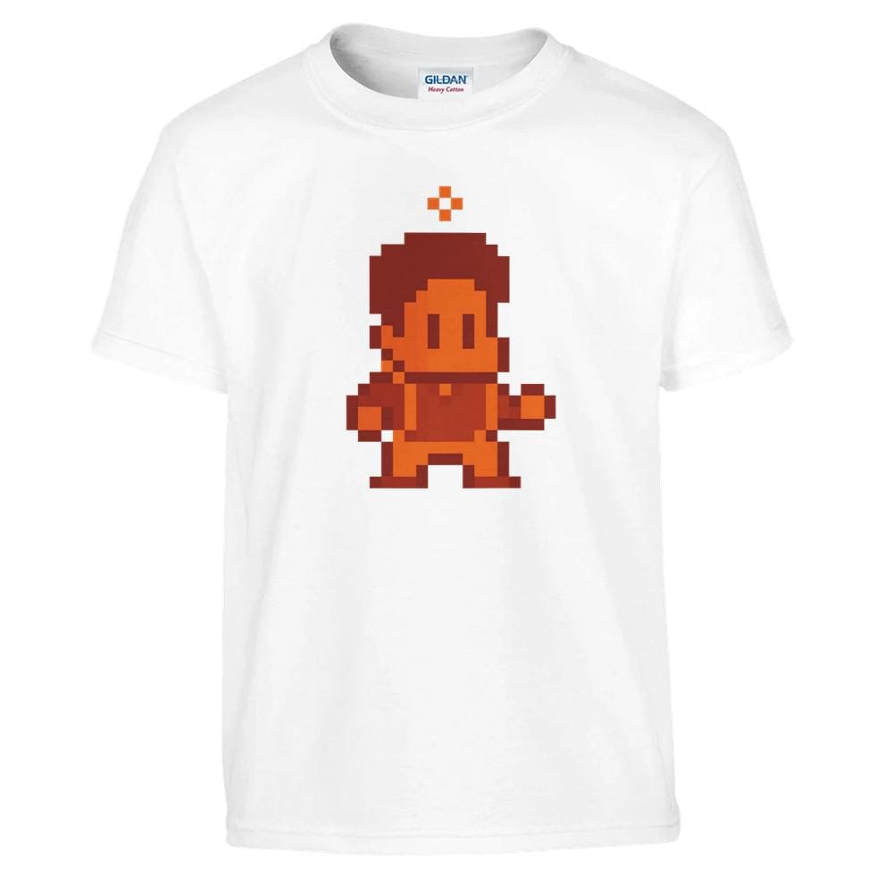 Kids Blessed Carlo Red/Blue Video-Game-Style T-Shirt